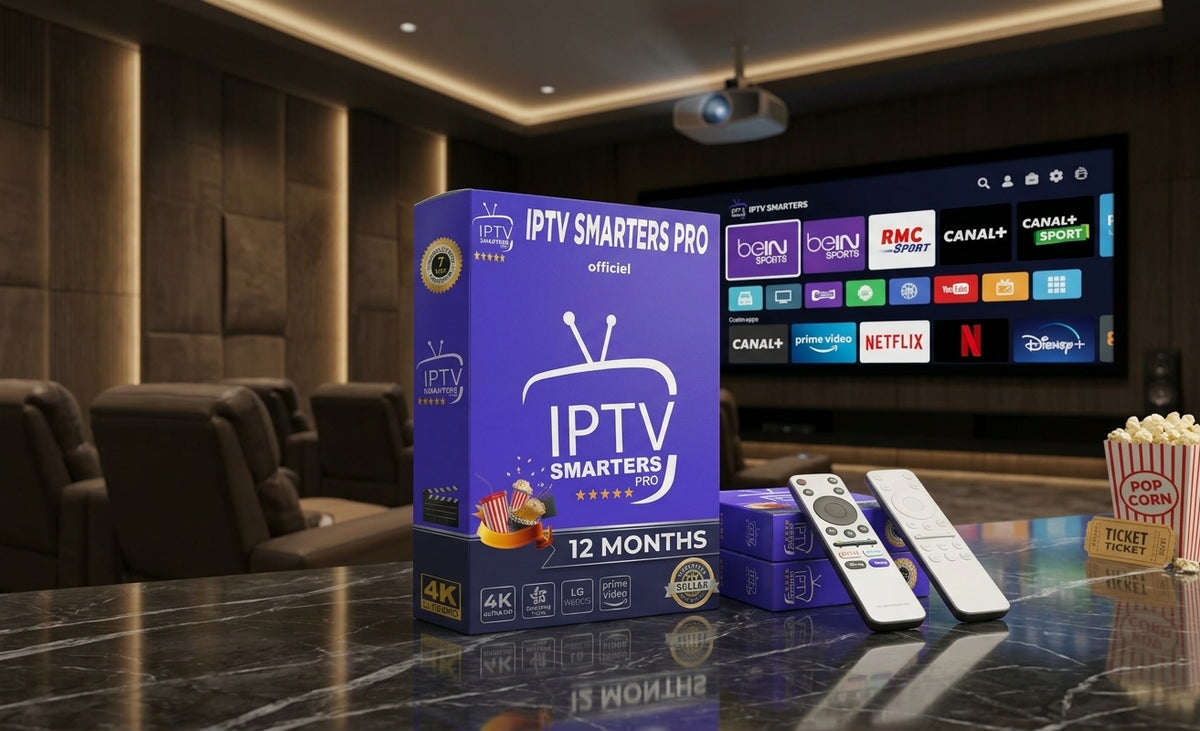 Abonnement IPTV SMARTERS PRO Amazon IPTV Firestick 12 Mois 4K