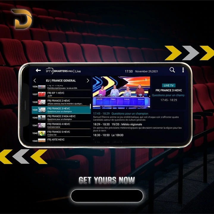 IPTV Sahara Occidental - IPTV SMARTERS PRO - SMARTERS PLAYER LITE Abonnement 12 Mois