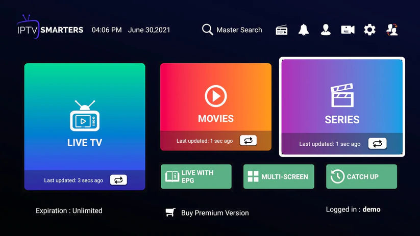 IPTV Turquie - IPTV SMARTERS PRO - SMARTERS PLAYER LITE Aboneliği 12 Ay