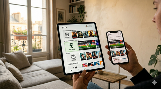 Application IPTV Smarters Pro pour Android et iOS - Configuration abonnement premium.