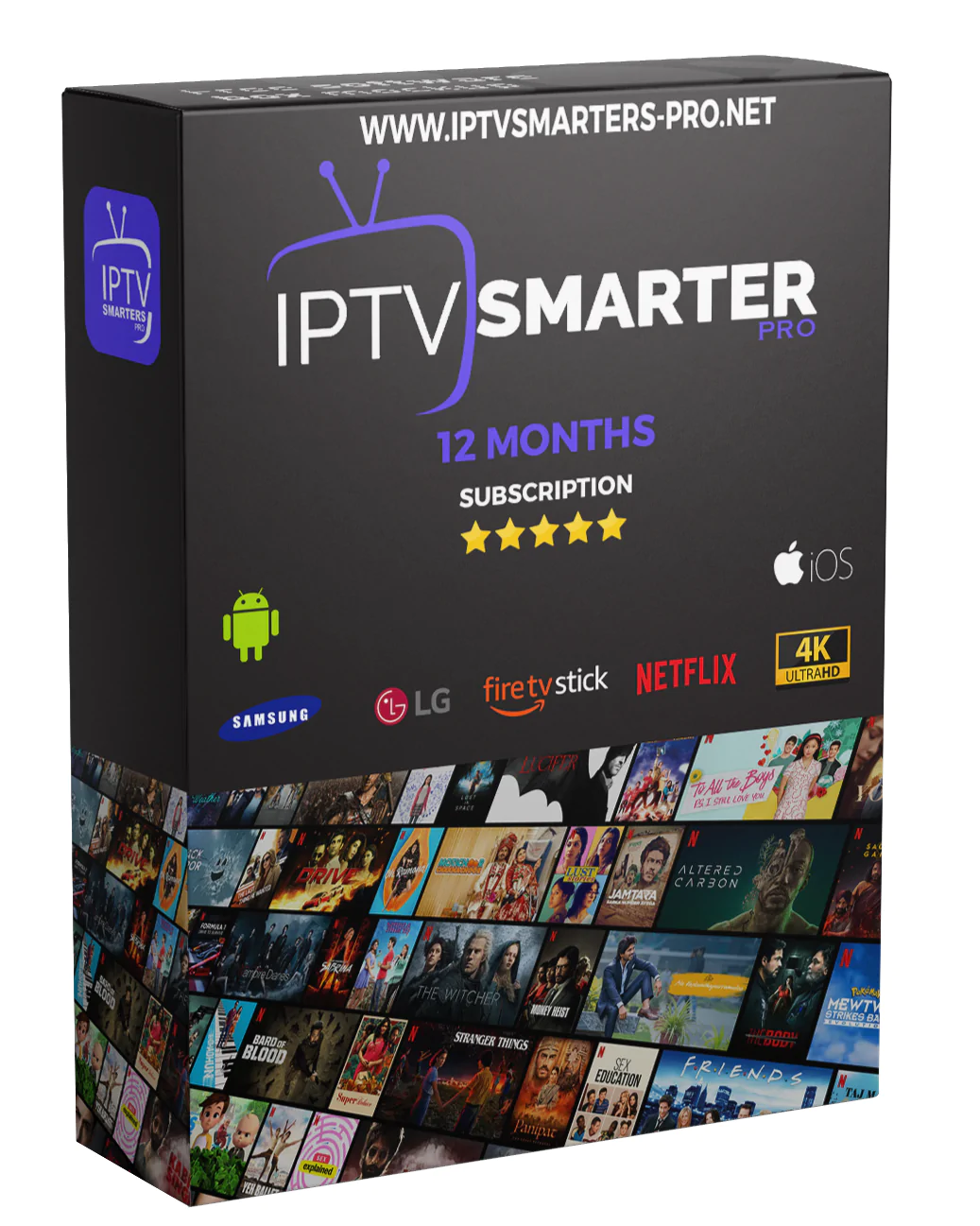 Subscription 12 Months IPTV SMARTERS PRO / ABONNEMENT SMARTERS PLAYER LITE 12 MOIS