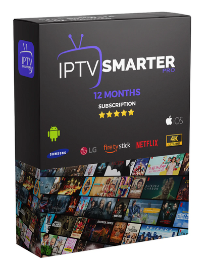 IPTV Smarters Pro 12 mois 