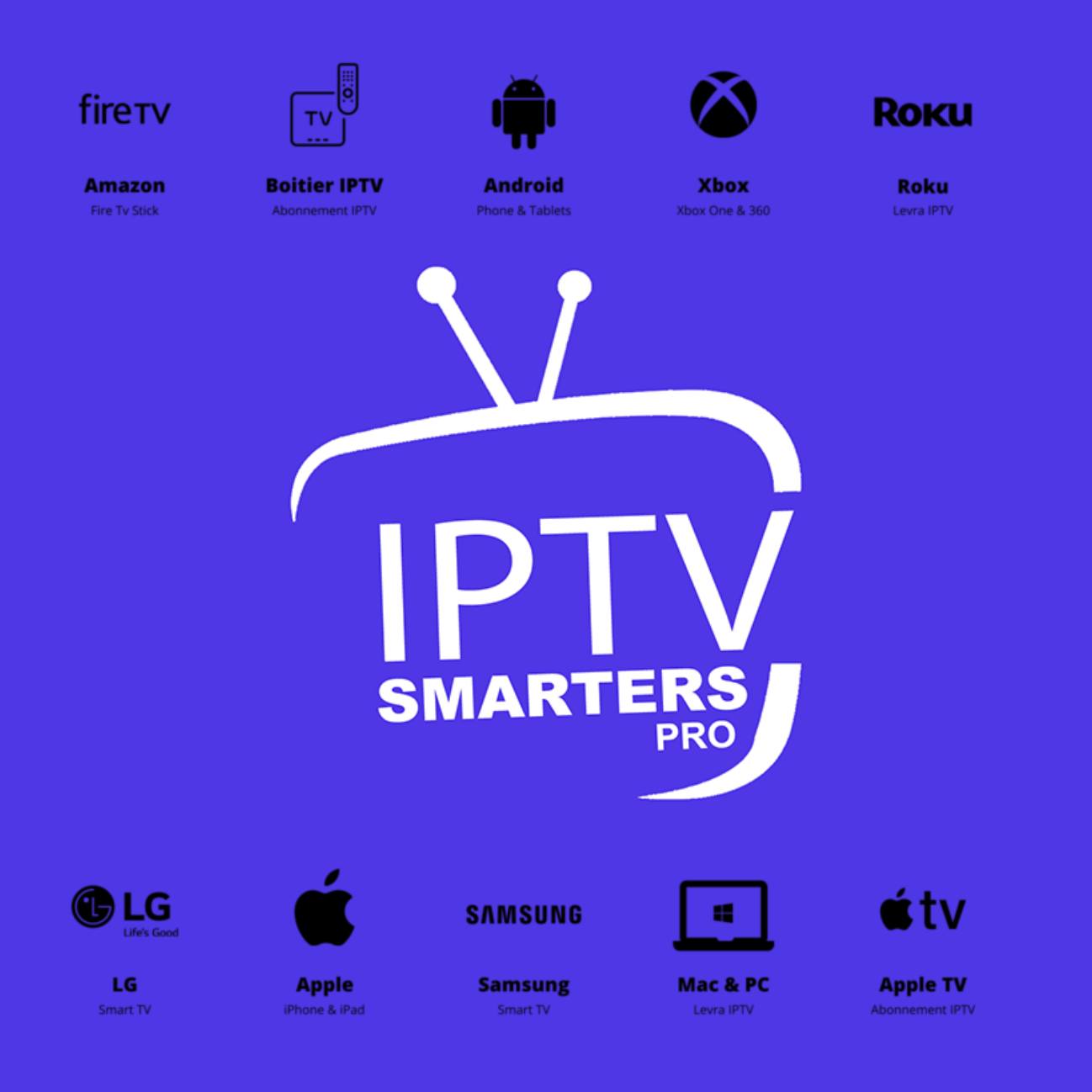 IPTV Réunion (France) - IPTV SMARTERS PRO - SMARTERS PLAYER LITE Subscription 12 Months