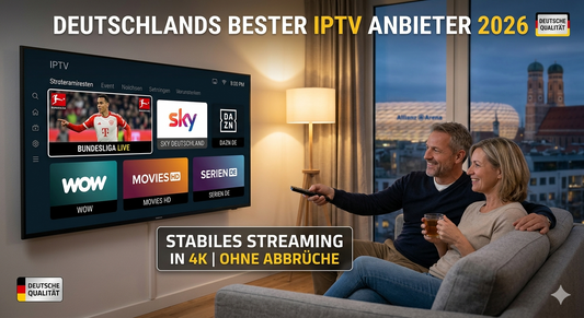 Bester IPTV Anbieter Deutschland 2026 | IPTV kaufen in 4K UHD