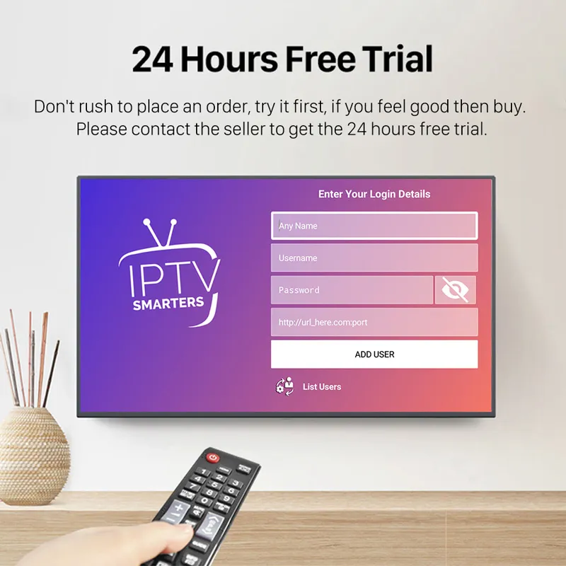 Abo IPTV 12 Monate kaufen - SMARTERS IPTV PRO 