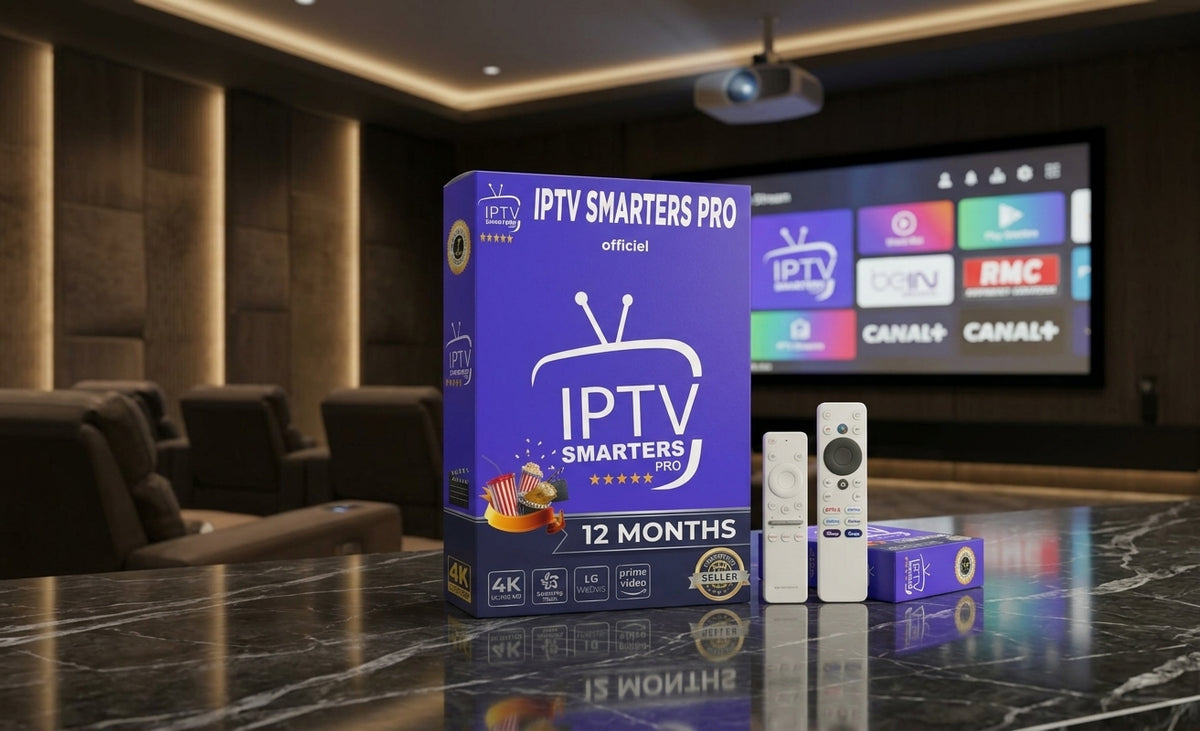 IP TV Code Abonnement Smarters Player Lite 12 Mois 4K Ultra HD Box