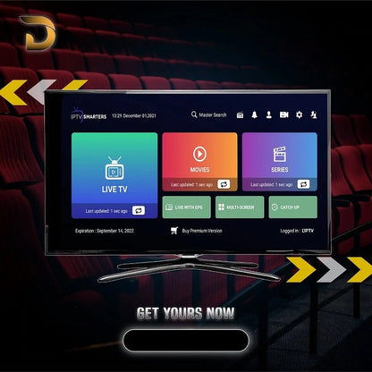 IPTV Gambie, Le - IPTV SMARTERS PRO - SMARTERS PLAYER LITE Abonnement 12 Mois 