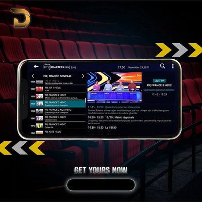 IPTV Gambie, Le - IPTV SMARTERS PRO - SMARTERS PLAYER LITE Abonnement 12 Mois